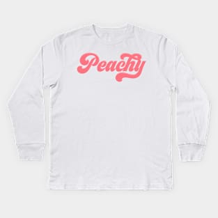 Peachy Kids Long Sleeve T-Shirt